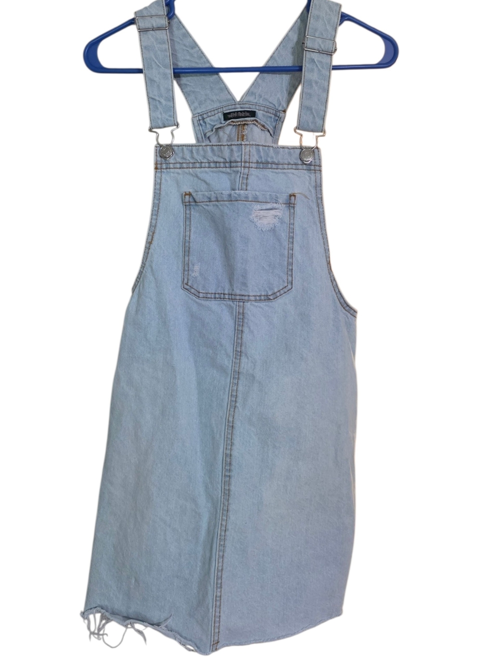 wild fable Light Blue Denim Overall Dress